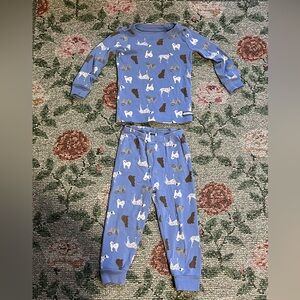 Janie & Jack puppy pajama set 
Size 2T good condition